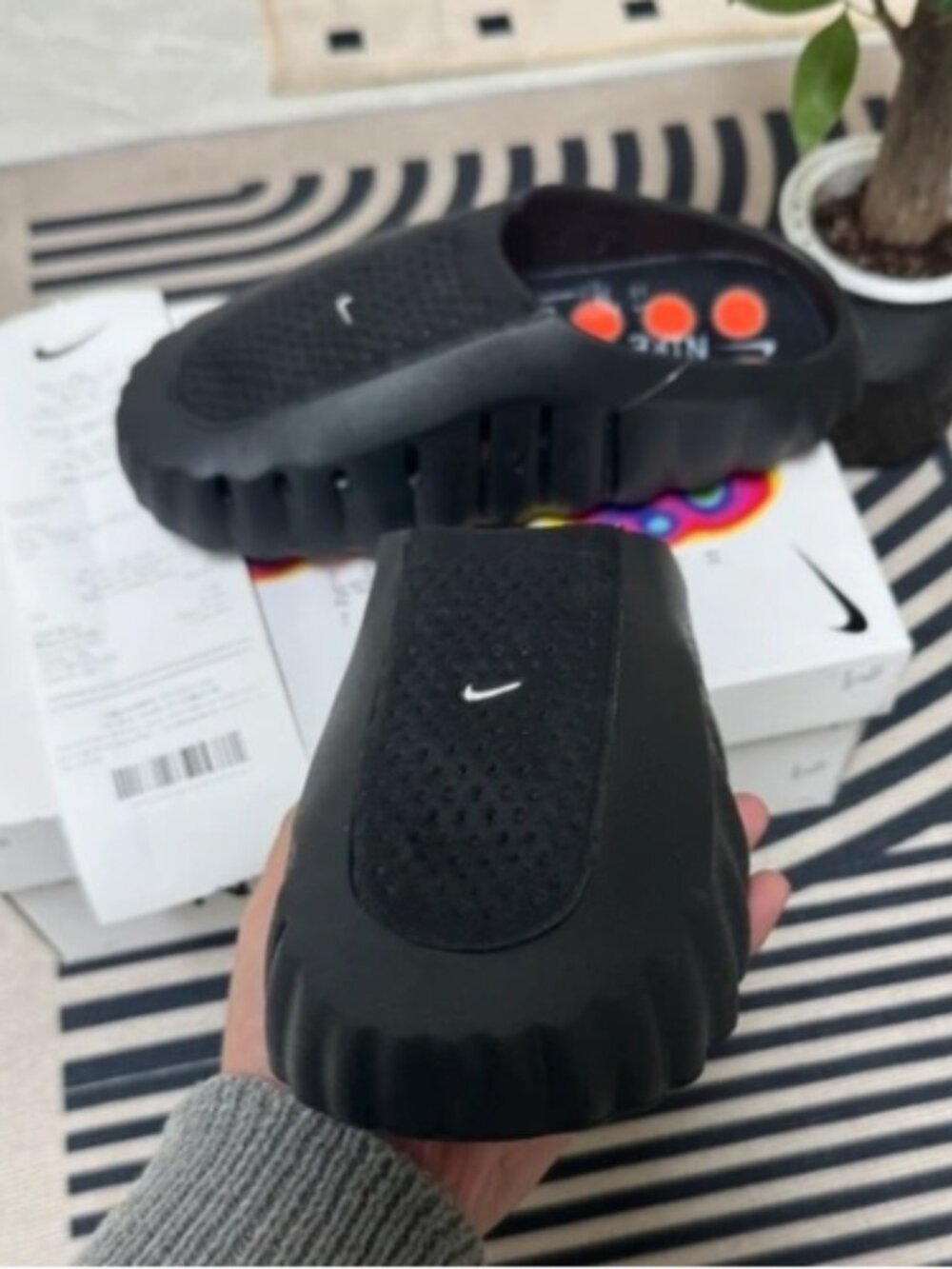 Nike Mind 001 Black Slide Sandal